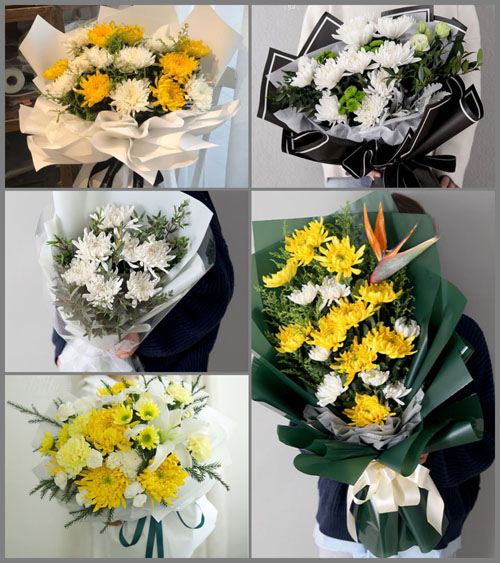 广东韶关市南雄市雄州街道河南村白事花束代送